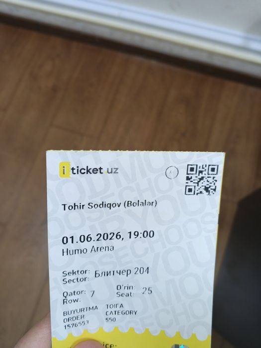 Tokhir Sodiqov konsert