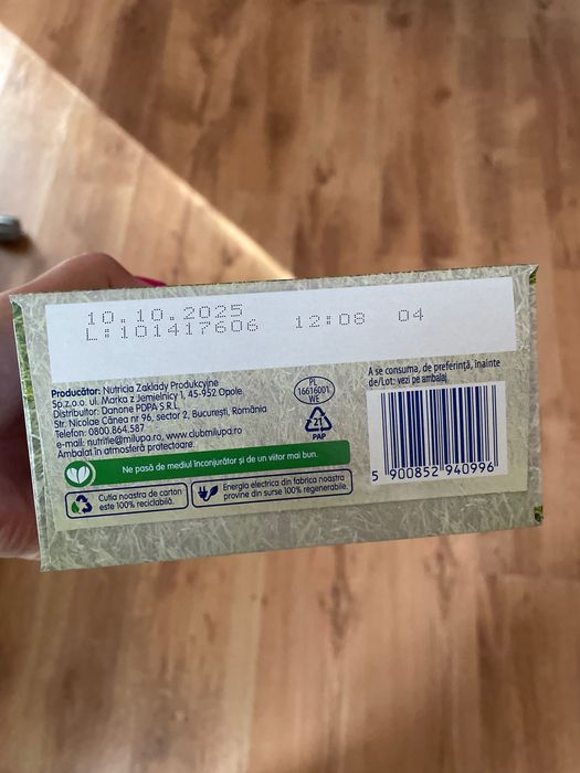 Lapte praf milumil nr 1