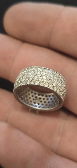 Inel argint full diamond