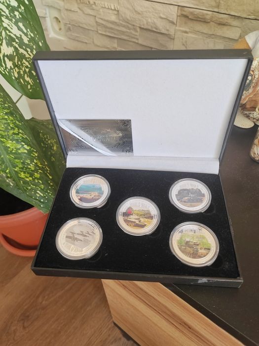 Посребрени монети със сертификат