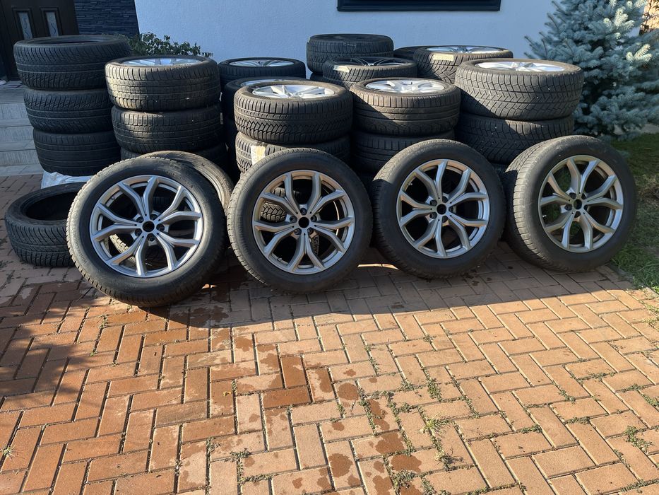 Jante 5x112 R19”,BMw X3/X4/X5/Audi/Q5/Q7Mercedes GLC/Glk,Anvelope 265/50/19 Continental Runflat,senzori Presiune roti