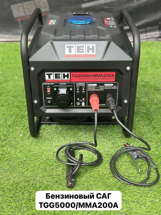 Бензиновый сварочный генератор 2в1 TEH