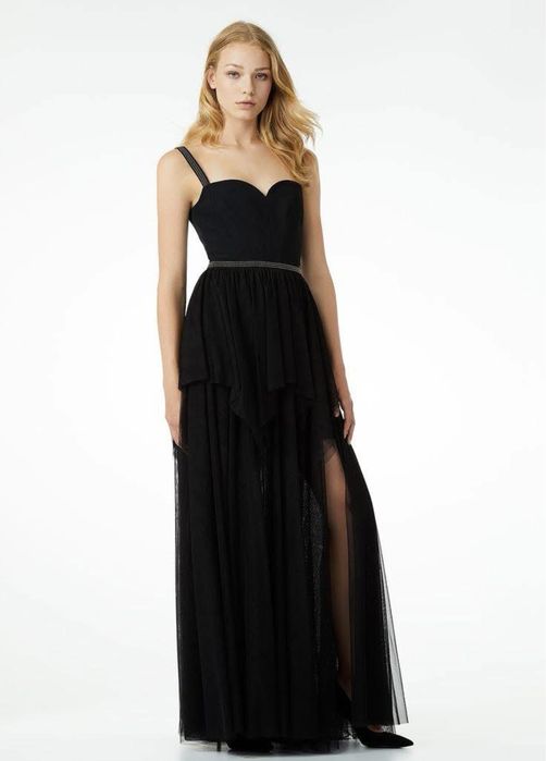 официална черна рокля Liu Jo