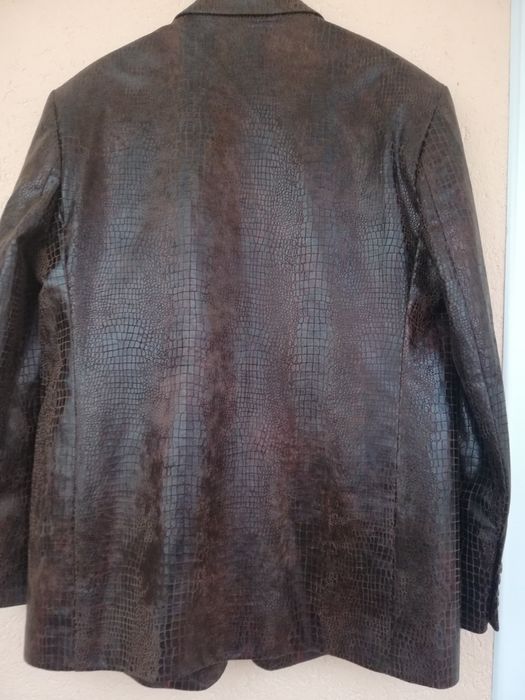 Sacou piele bărbati Teks Xl