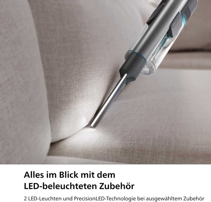Нова Безкабелна Вертикална Прахосмукачка PHILIPS XC7053/01 Series 7000, 2 години Гаранция, Aqua Модул, Сухо и Мокро Почистване