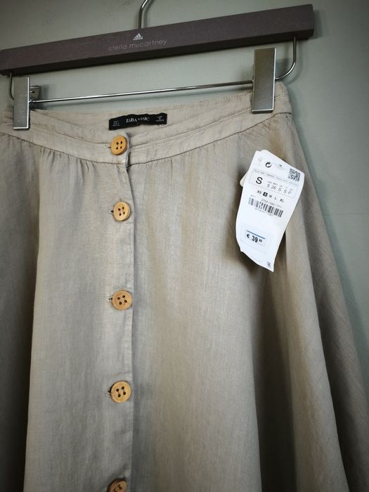 Zara, нова ленена пола, размер XS