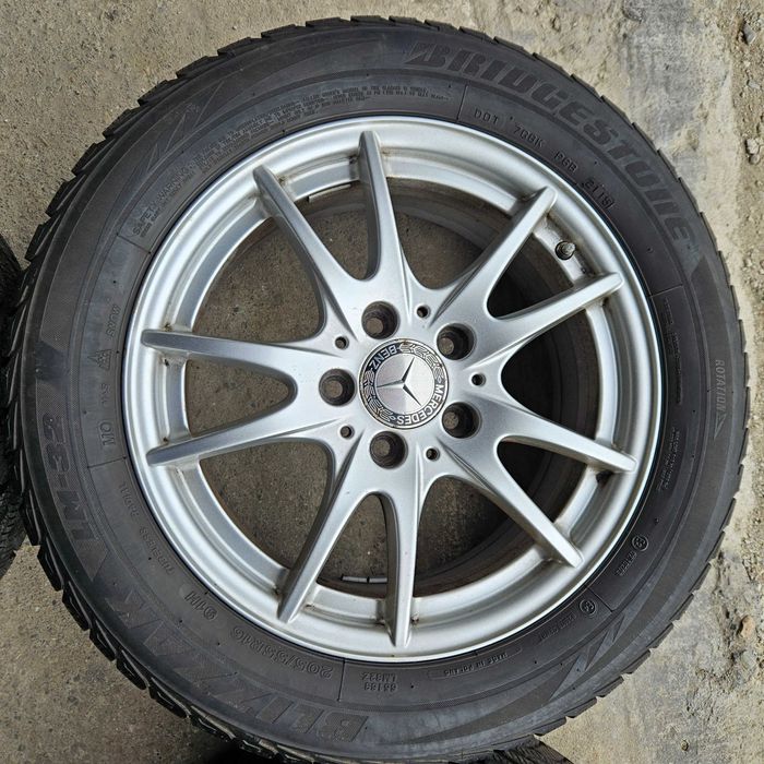 Roti/Jante/Jenti originale Mercedes Clasa A B C CLA | Bridgestone 205/55 R16