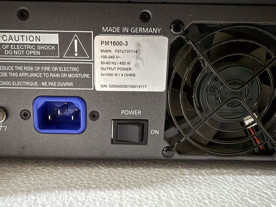 Vand mixer dynacord Powermate PM1600.3 ( CA NOU )