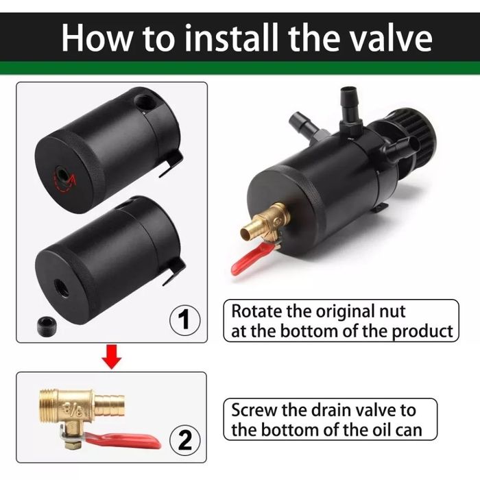 Epurator de gaze Captator ulei Catch Can Oil Epurator Auto Universal