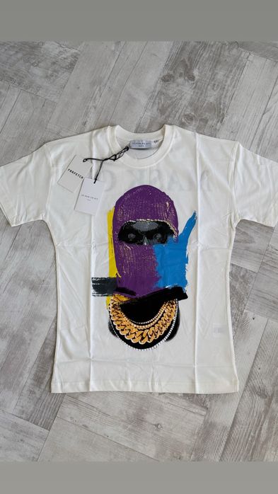 Tricou Ih Nom Uh Nit Amiri Off white bape