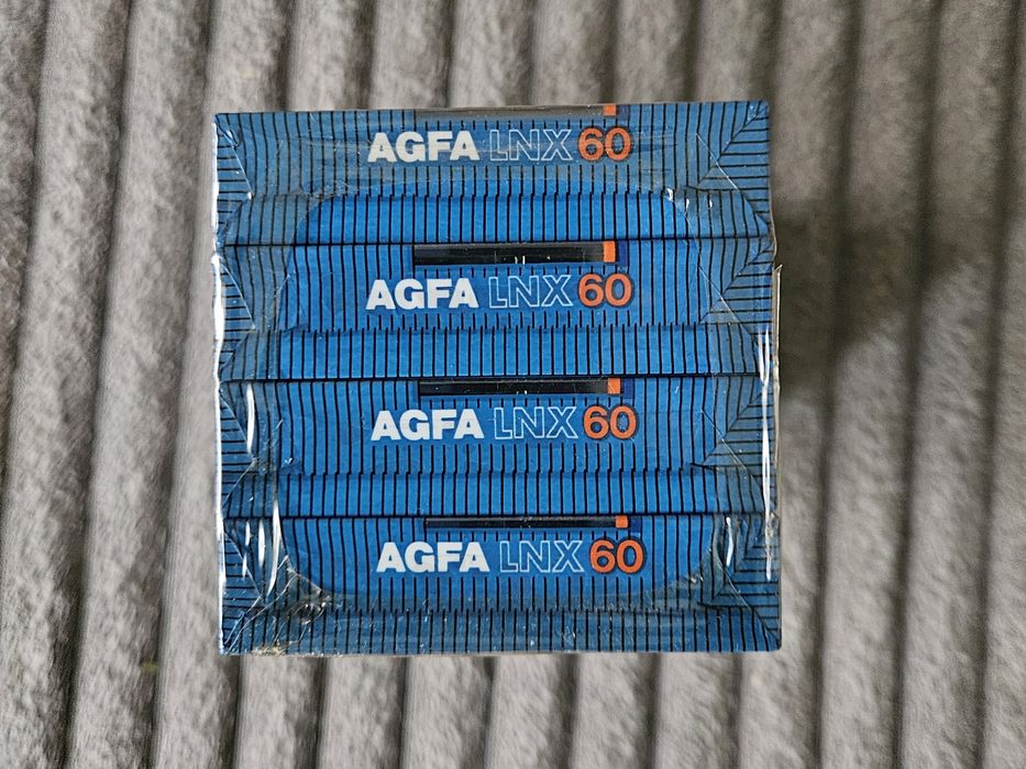 4 Casete Audio AGFA LNX 60