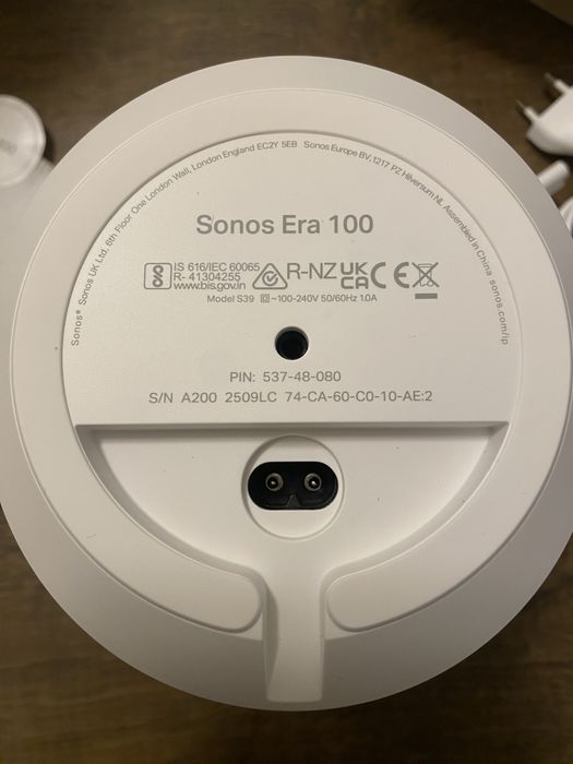 Чисто нова и неизползвана тонколона Аудио система SONOS ERA 100 WH
