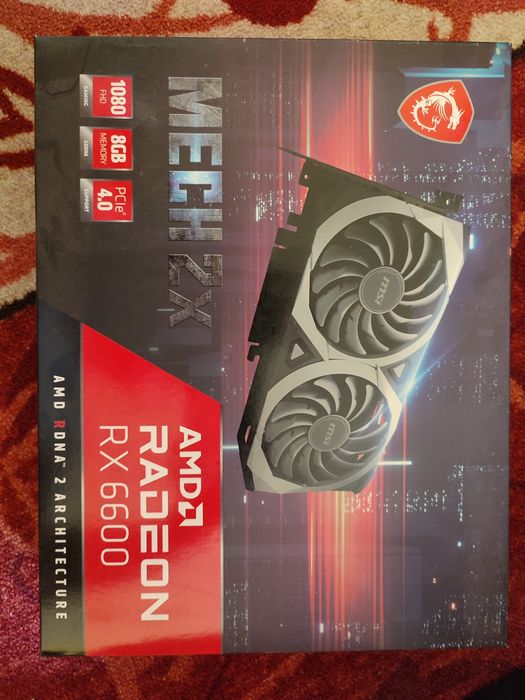 MSI Mach 2x RX 6600 8GB видео карта