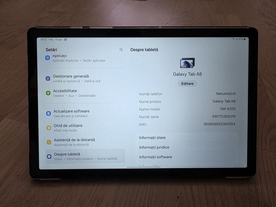 Samsung Galaxy Tab A8 (SM-X205) - cu slot pentru SIM
