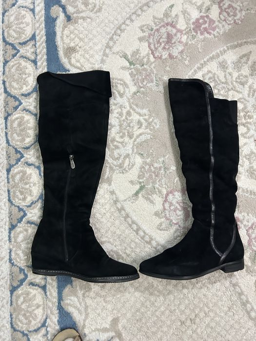 Продам сапоги замшевые 37 размер