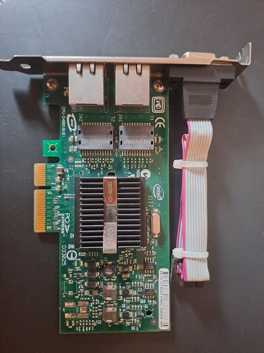 placa de retea desktop/server 2x1Gb marca Intel Pro 1000 Dual Port