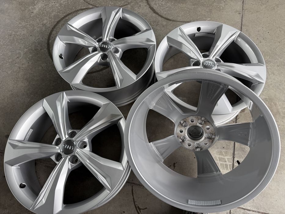 4бр. ПОЧТИ ЧИСТО НОВИ 19” ОРИГИНАЛНИ Джанти 5х112 за *AUDI Q5/AUDI/VW/SKODA/SEAT/VAG* 7Jx19H2, ET34
