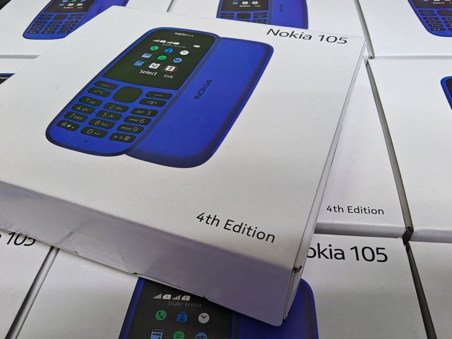 Nokia 105 2019 ,чисто нови,запечатани, с Българско меню,черен цвят