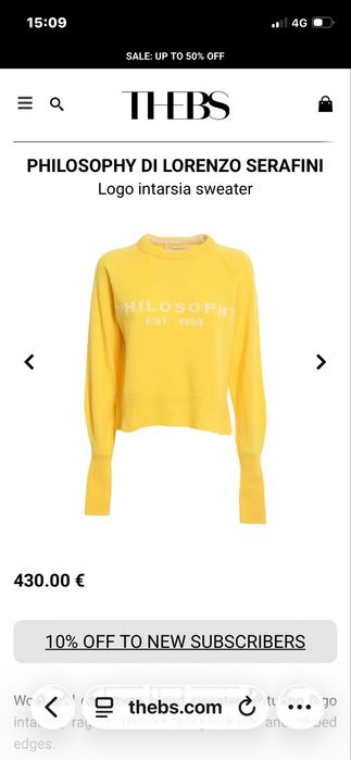 Philosophy di Lirenzo Serafini пуловер