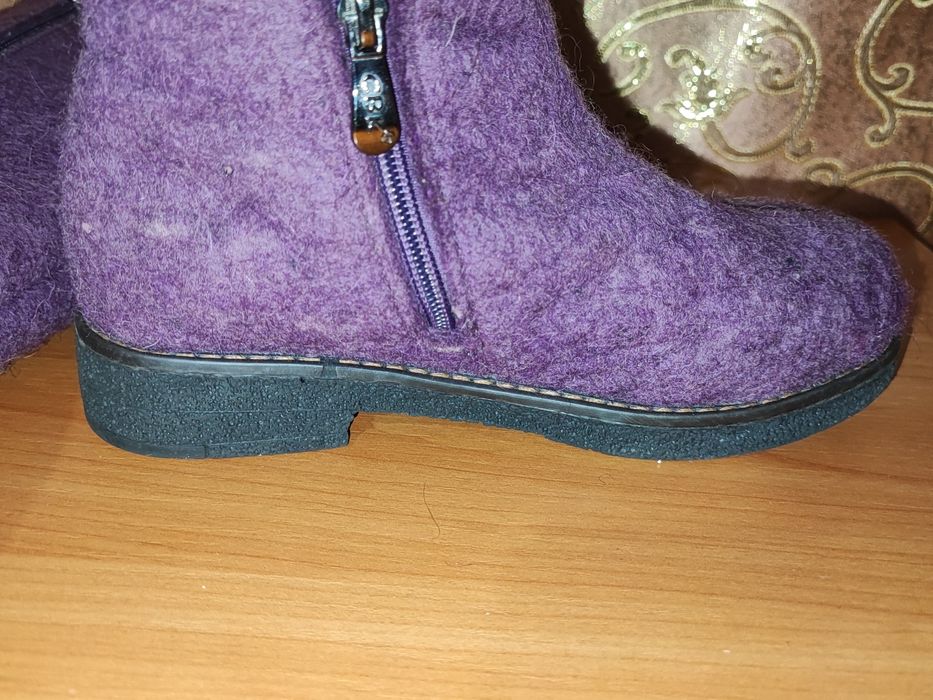 Сапоги вяленые 34р