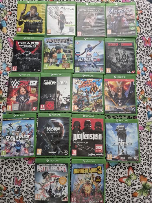 Dvd xbox one impecabile/disponibile cele din descriere