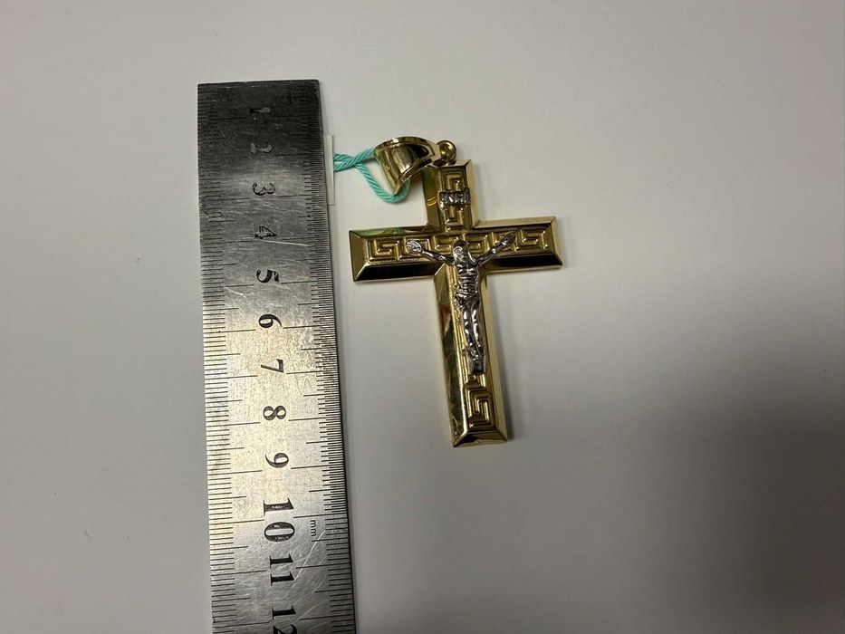 Златна висулка "КРЪСТ" - 9.1гр. - 14К