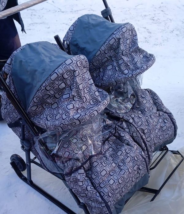 продам санки двухместные