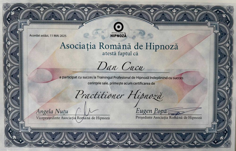 Psiholog online | Hipnoterapeut | Garanția rezultatului