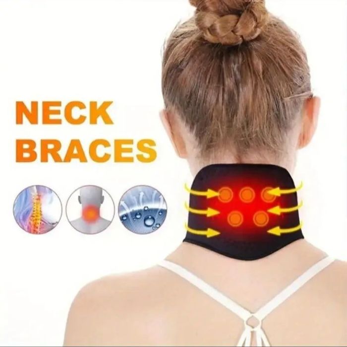 Guler cervical cu turmalină și magneți