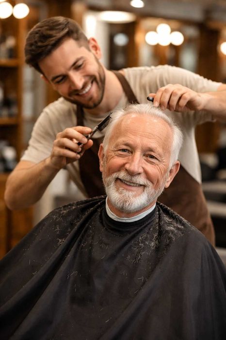 Tund la domiciliu Seniori Persoane nedeplasabile Bolnave  Batrani Doamne Copii Frizerie mobila Grooming