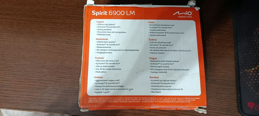 Navigație Mio Spirit