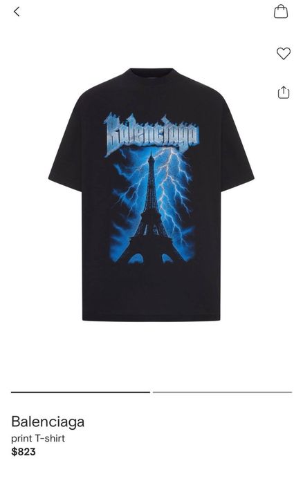 Мъжка тениска Balenciaga модел 2026