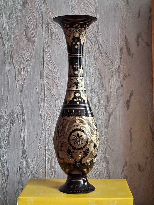 Ваза винтажная, латунь. Индия, эпоха СССР