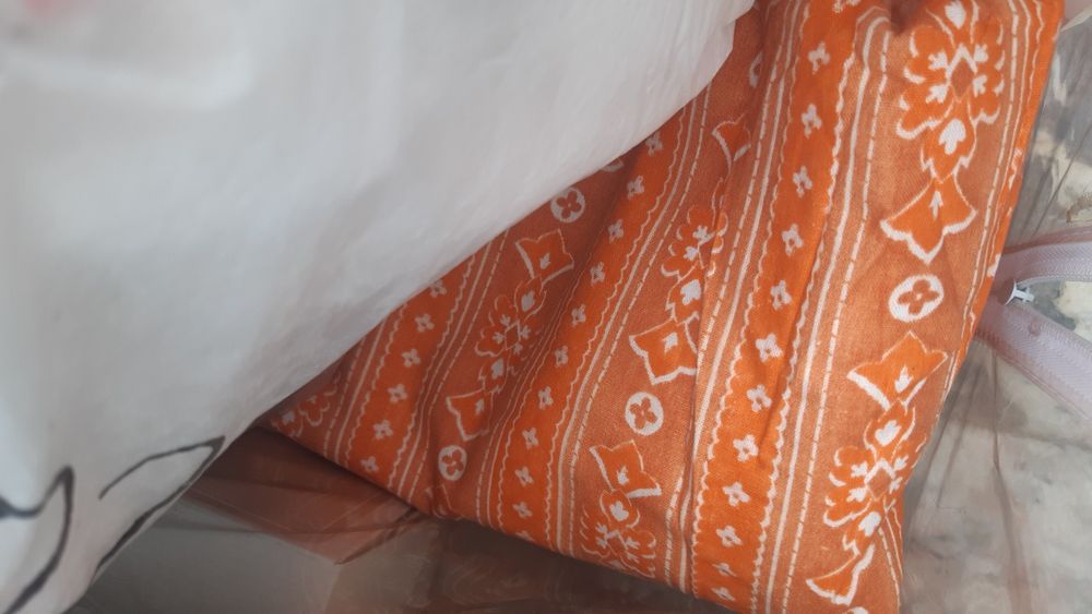 Сатин и полотенце новые