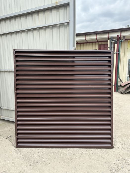 Жалюзи забор металлические ограждения