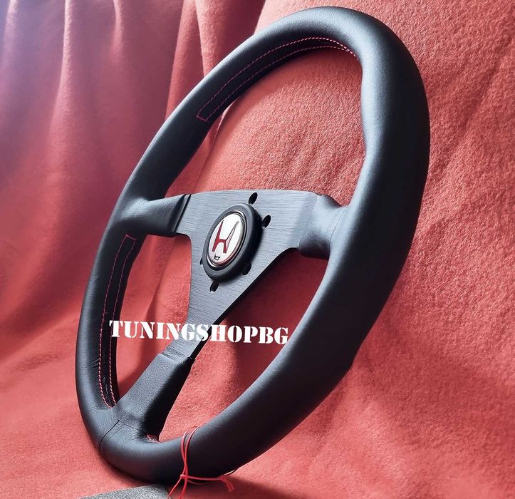 Спортен кожен волан JDM Honda Хонда 350мм