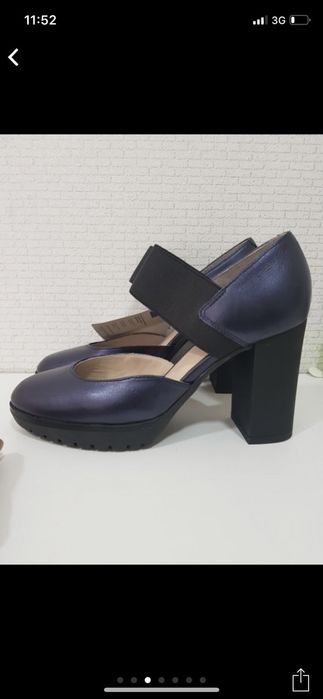 Туфли кожаные новые