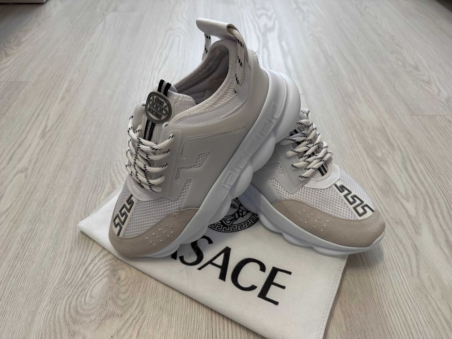 Adidasi VERSACE Chain Reaction l Produs NOU