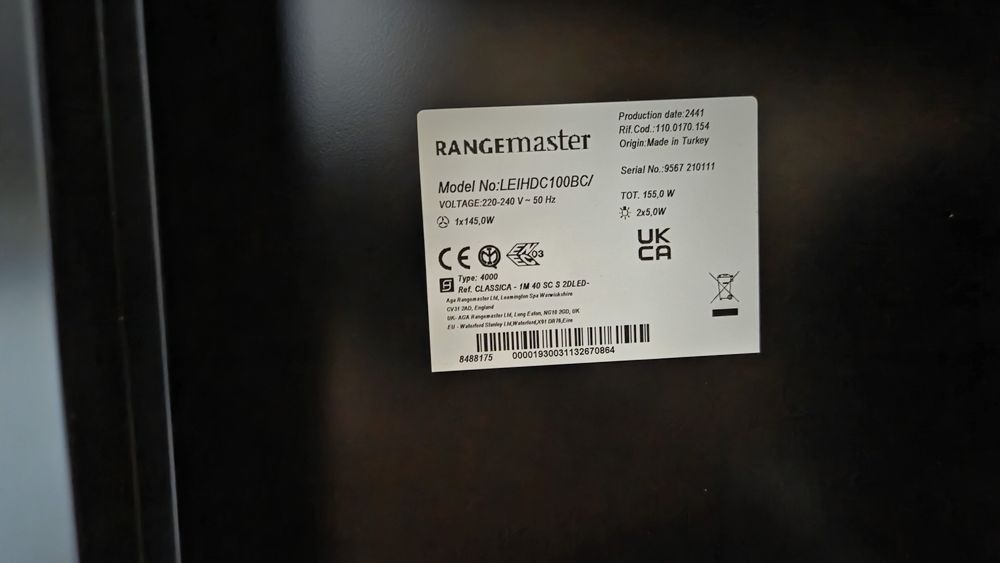 Абсорбатор RANGEMASTER LEIHDC100BC 100см