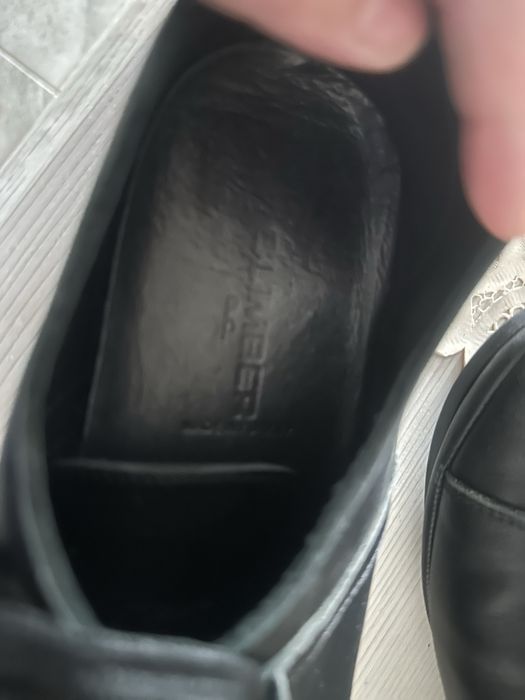 Ботинки кожанные