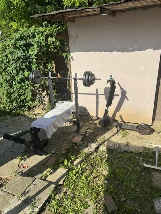 Vand gantere cu tot cu banca
