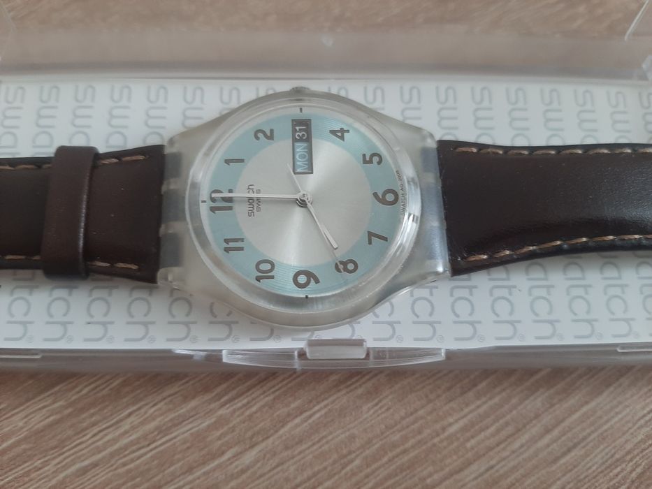 Ceas Swatch Blue Conker (GE704) Original + Cutie – Swiss Made, 2008