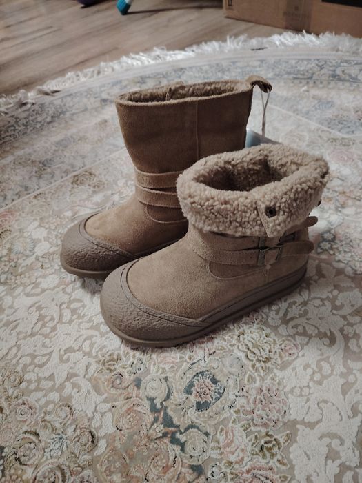 Ботинки натуральный замиш