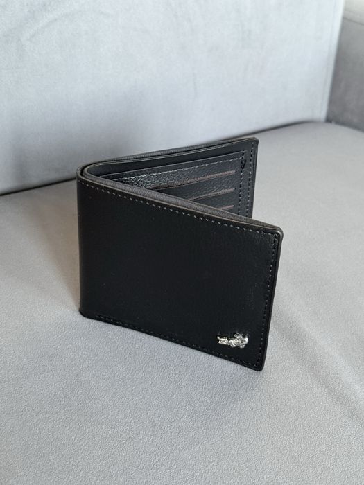 Portofel din Piele Neagra Lacoste unisex