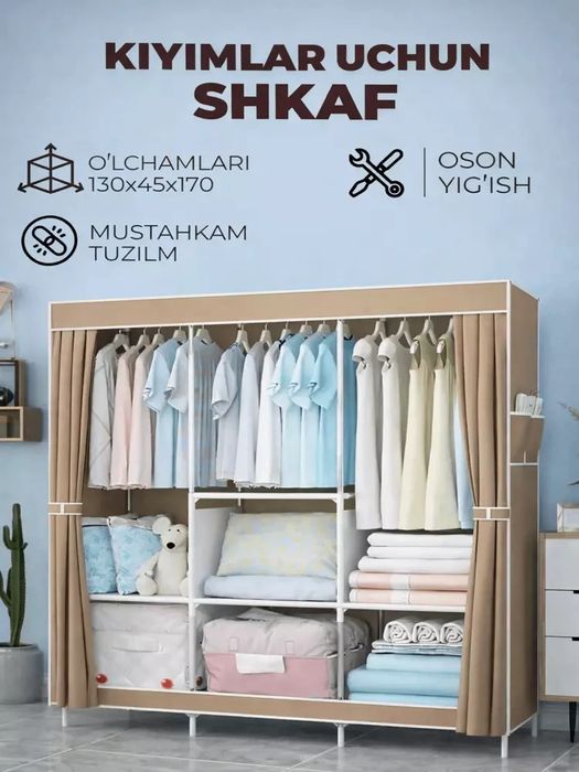Matoli shkaf organayzer — bardoshli va zanglamaydigan dizayn
