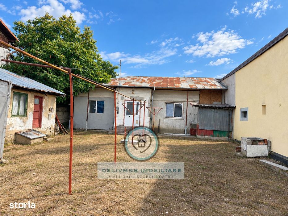Sud - Bobalna, casa 2 cam, CT, Teren 391 mp, desch. 14,86 ml