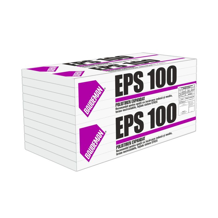 Polistiren expandat pentru fatada, Baudeman EPS 100, 10 cm