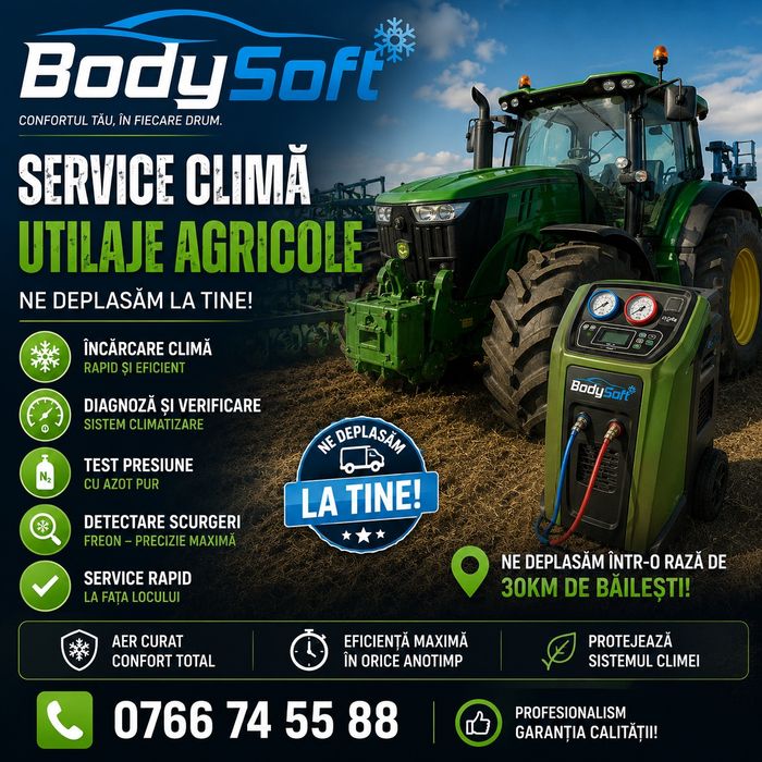 Incarcare freon utilaje agricole