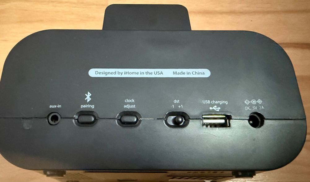 Оригинален Ihome IBT22 Bluetooth Колонка USB Зареждане Двоен Будилник