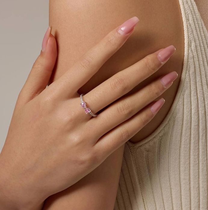 pandora & disney кольцо серебро 925